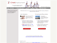 Tablet Screenshot of chefsemployment.com